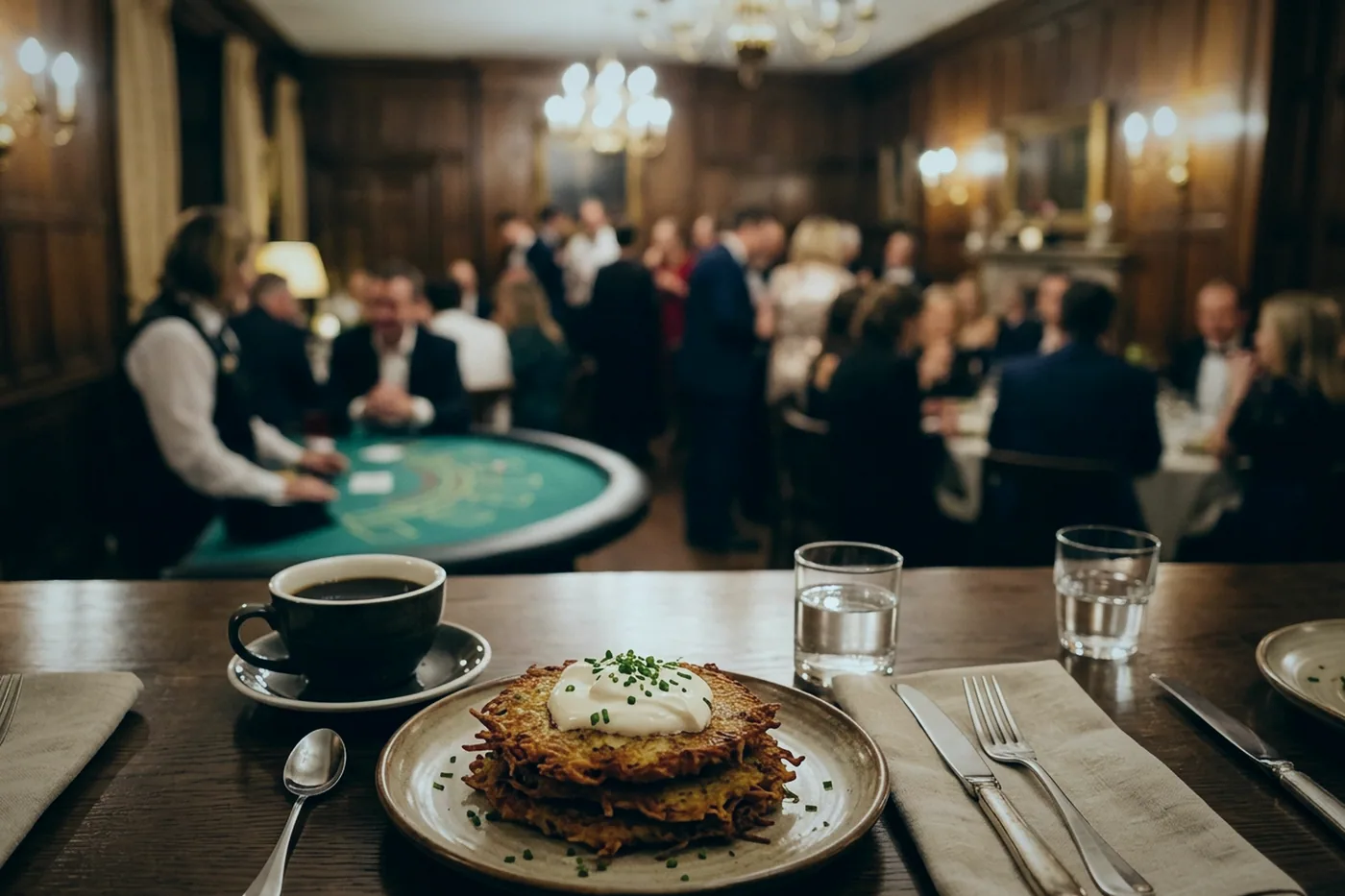 Garnek z wywarem i deska z krojonymi warzywami na kuchennym blacie